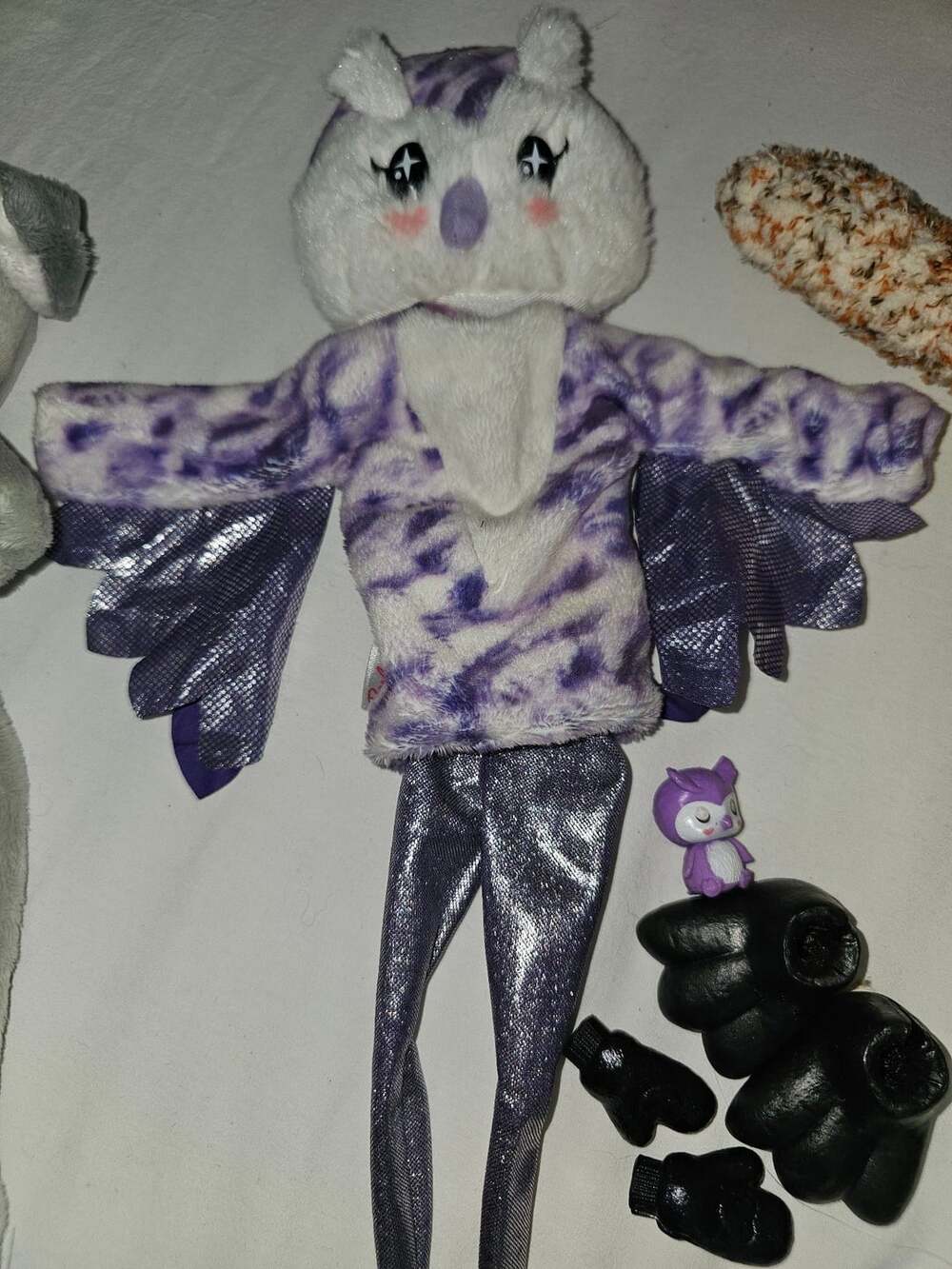 Barbie Cutie Reveal Snowflake Sparkle Owl Doll Costume
